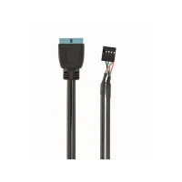 Кабель для передачі даних USB 2.0 to USB 3.0 0.15m Cablexpert (CC-U3U2-01) - 1