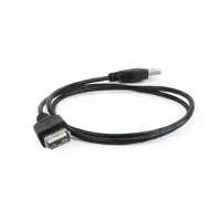 Дата кабель USB 2.0 AM/AF 0.75m Cablexpert (CC-USB2-AMAF-75CM/300-BK) - 3
