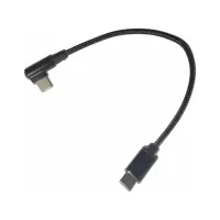 Дата кабель USB-C to USB-C 0,2m angle Cablexpert (CC-USB2-CMCML-0.2M) - 1