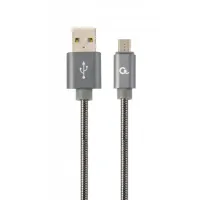 Дата кабель USB 2.0 AM to Micro 5P 1.0m Cablexpert (CC-USB2S-AMmBM-1M-BG) - 1