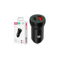 Зарядний пристрій XO 1xUSB QC3.0 + 1xUSB-C PD18W black (CC33-BK) - 4