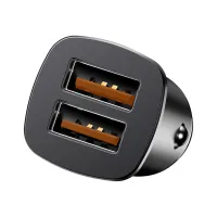 Зарядний пристрій Baseus Square metal A+A 30W Black (CCALL-DS01) - 3