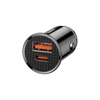 Зарядний пристрій Baseus Circular Plastic USB, Type-C PD3.0, QC4.0, black (CCALL-YS01) - 2