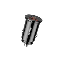Зарядний пристрій Baseus Circular Plastic USB, Type-C PD3.0, QC4.0, black (CCALL-YS01) - 1