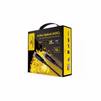 Кабель мультимедийный HDMI M to HDMI M 10.0m V2.0 AOC 4K60Hz gold Cablexpert (CCBP-HDMI-AOC-10M-02) - Image 2
