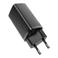 Зарядний пристрій Baseus 2xUSB 65W GaN (USB-C+USB-A) black (CCGAN2L-B01) - 3