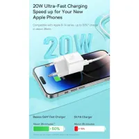 Зарядное устройство Baseus GaN5 Fast Charger USB-C 20W white (CCGN050102) - Изображение 11