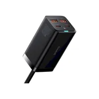Зарядний пристрій Baseus 2xUSB-C 100W + 2xUSB GaN black (CCGP000101) - 2