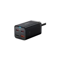 Зарядний пристрій Baseus 2xUSB-C 65W + 2xUSB GaN + cable USB-C to USB-C 100W 1.0m black (CCGP040101) - 2