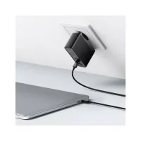 Зарядний пристрій Baseus 2xUSB-C 140W + 1xUSB GaN + cable USB-C to USB-C black (CCGP100201) - 11