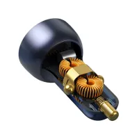 Зарядний пристрій Baseus USB + USB-C QC3.0 65W Particular Digital Display gray (CCKX-C0G) - 5