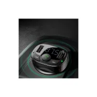 FM модулятор Baseus T Shaped S-09A 2 х USB Type-A, microSD Black (CCMT000001) - 11
