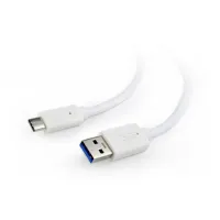 Дата кабель USB 3.0 AM to USB-C 0.5m Cablexpert (CCP-USB3-AMCM-W-0.5M) - Зображення 1