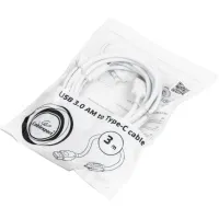 Дата кабель USB 3.0 AM to USB-C 3.0m Cablexpert (CCP-USB3-AMCM-W-10) - Зображення 2