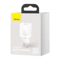 Зарядний пристрій Baseus Super Si quick charger IC 30W white (CCSUP-J02) - 5