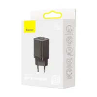 Зарядний пристрій Baseus Super Si Pro Quick Charger C+U 30W black (CCSUPP-E01) - 5