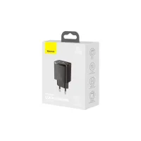Зарядний пристрій Baseus Compact Quick Charger U+C 20W EU Black (CCXJ-B01) - 3