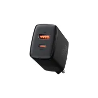 Зарядний пристрій Baseus Compact Quick Charger U+C 20W EU Black (CCXJ-B01) - 1