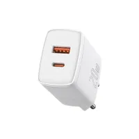 Зарядний пристрій Baseus Compact Quick Charger U+C 20W EU White (CCXJ-B02) - 1