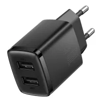Зарядний пристрій Baseus Compact Charger 2U Black (CCXJ010201) - 2