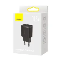 Зарядний пристрій Baseus Compact Charger 2U Black (CCXJ010201) - 8