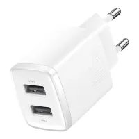 Зарядний пристрій Baseus Compact Charger 2U White (CCXJ010202) - 2