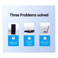 Звукова плата Vention Audio USB 3х3,5mm jack 0.15m Volume Control (CDRBB) - Image 4