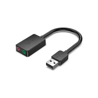 Звукова плата Vention Audio USB 2х3,5 мм jack 0.15m (CDYB0) - Зображення 1
