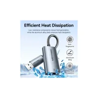 Переходник USB-C to RJ45 Ethernet 1000Mbps gray VENTION (CFQHB) - Изображение 6