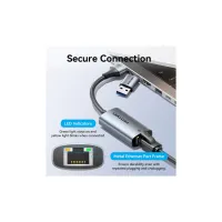 Переходник USB-C to RJ45 Ethernet 1000Mbps gray VENTION (CFQHB) - Изображение 10