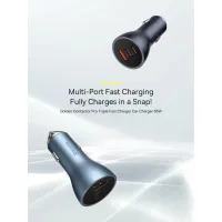 Зарядний пристрій Baseus 1xUSB + 2xUSB-C 65W Golden Contactor Pro dark gray (CGJP010013) - 6