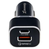 Зарядний пристрій Grand-X CH-29 PD 3.0, Quick Charge QС3.0, 1 TypeC, 1 USB (CH-29) - 3