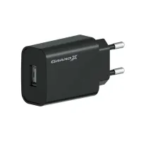 Зарядний пристрій Grand-X Quick Charge QС3.0 3.6V-6.5V 3A, 6.5V-9V 2A, 9V-12V 1.5A USB (CH-550B) - 1