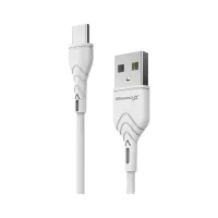Зарядний пристрій Grand-X Quick Charge QС3.0, + cable USB -> Type C 1m white (CH-550WT) - 2