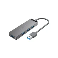 Концентратор Vention USB 3.0 to 4xUSB 3.0 Hub With Power Supply 0.15m black (CHLBB) - Зображення 2