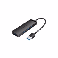 Концентратор Vention USB 3.0 to 4xUSB 3.0 black (CHLBB-SCB) - Image 1