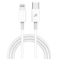 Дата кабель USB-C to Lightning 1.0m12W CL-03W White Grand-X (CL-03W) - 2