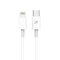 Дата кабель USB-C to Lightning 1.0m12W CL-03W White Grand-X (CL-03W) - 1
