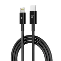 Дата кабель USB-C to Lightning 1.0m 20W CL-07B Black Grand-X (CL-07B) - 2