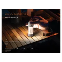 Ліхтар Fenix CL22R чорний (CL22RBK) - 10