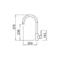 Змішувач Elleci Cloud avena 51 - 2