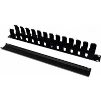 Кабельний організатор Hypernet 19" 1U с крышкой для шкафа или стойки, металл (CM-1U) - 2