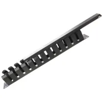 Кабельний організатор Hypernet 19" 1U с крышкой для шкафа или стойки, металл (CM-1U) - 4