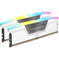 Модуль пам'яті для комп'ютера DDR5 32GB (2x16GB) 6000 MHz Vengeance RGB White Corsair (CMH32GX5M2E6000Z36W) - 2