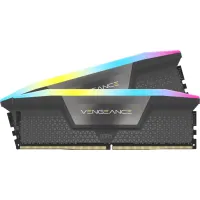 Модуль пам'яті для комп'ютера DDR5 96GB (2x48GB) 6000 MHz Vengeance RGB Grey Corsair (CMH96GX5M2E6000Z36) - 2