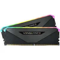 Модуль пам'яті для комп'ютера DDR4 32GB (2x16GB) 3600 MHz Vengeance RGB RT Black Corsair (CMN32GX4M2Z3600C18) - Зображення 5