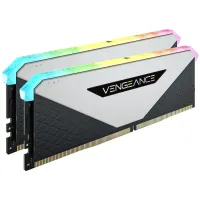 Модуль памяти для компьютера DDR4 32GB (2x16GB) 3600 MHz Vengeance RGB RT White Corsair (CMN32GX4M2Z3600C18W) - Изображение 2