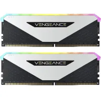 Модуль памяти для компьютера DDR4 32GB (2x16GB) 3600 MHz Vengeance RGB RT White Corsair (CMN32GX4M2Z3600C18W) - Изображение 1