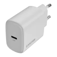 Зарядний пристрій Canyon OnCharge 250 25W 1xPD EU White (CNE-CHA250-01) - 1