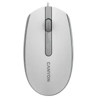 Мышка Canyon M-10 USB White Grey (CNE-CMS10WG) - Изображение 1